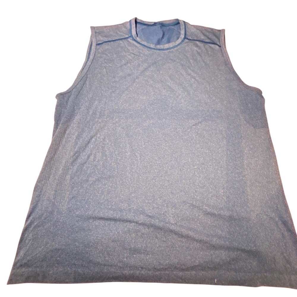 Lululemon Metal Vent Tech Sleeveless Shirt Mens XL Blue Heather Tank Top
